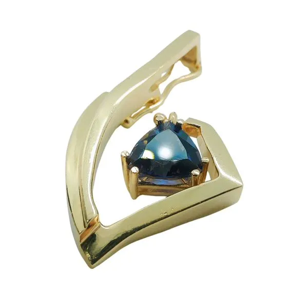 Iolite Enhancer Pendant Image 2 Joint Venture Jewelry Cary, NC