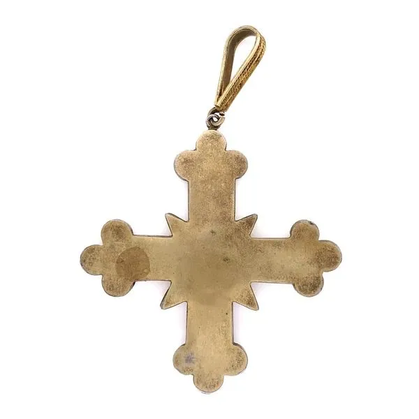 Mosaic Venetian Cross Pendant Image 2 Joint Venture Jewelry Cary, NC