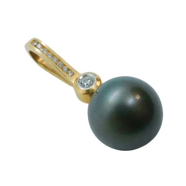 Black Pearl Pendant Image 2 Joint Venture Jewelry Cary, NC