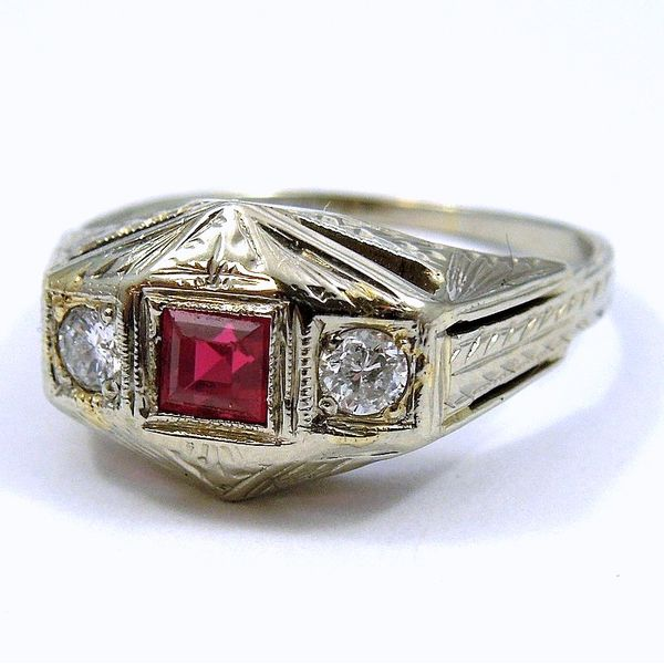 Vintage Three Stone Ring Joint Venture Jewelry Cary, NC