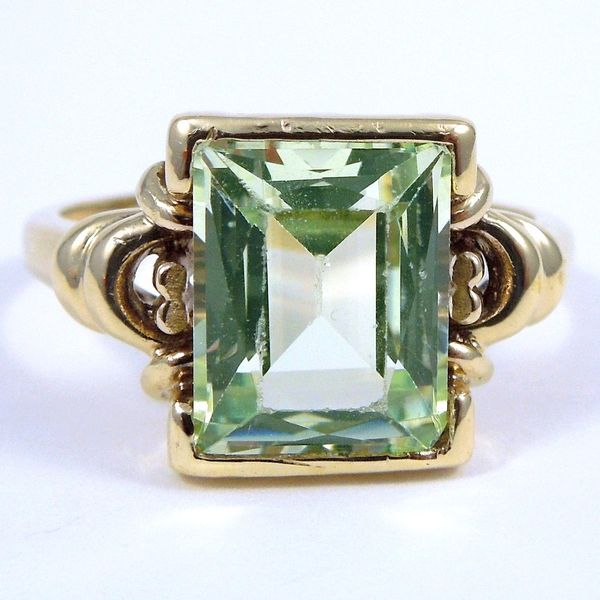 Vintage Green Stone Ring Joint Venture Jewelry Cary, NC