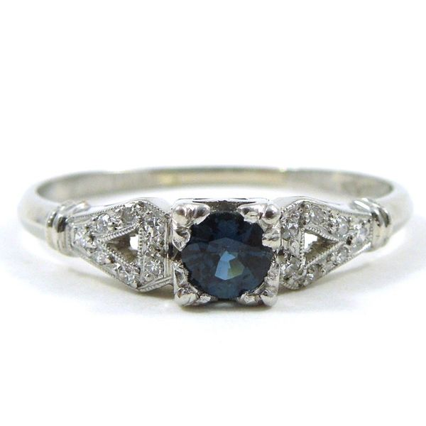 Vintage Sapphire & Diamond Ring Joint Venture Jewelry Cary, NC