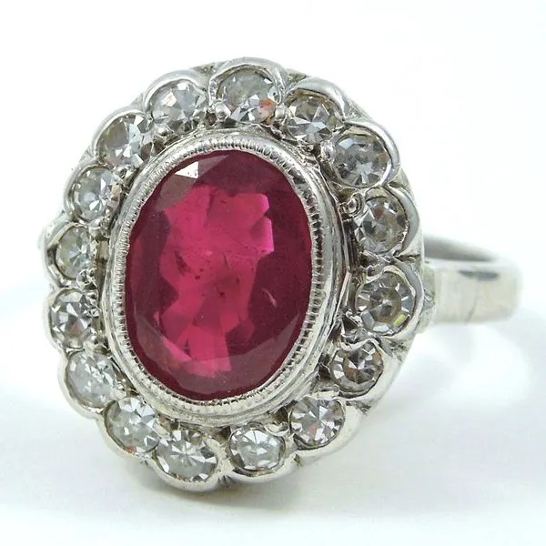 Post War Burma Ruby Ring Joint Venture Jewelry Cary, NC