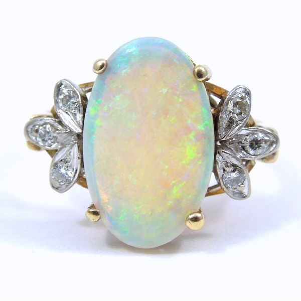Vintage Opal and Diamond Ring Joint Venture Jewelry Cary, NC