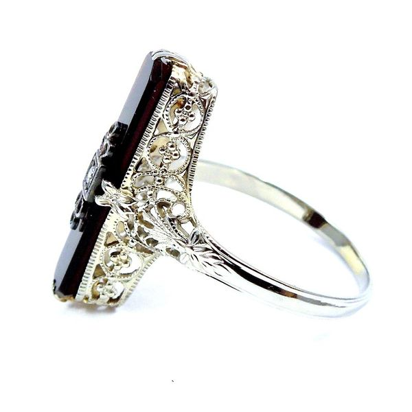 Vintage Onyx Ring Image 2 Joint Venture Jewelry Cary, NC