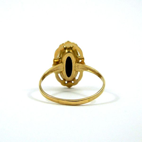Vintage Onyx and Opal Ring Image 2 Joint Venture Jewelry Cary, NC