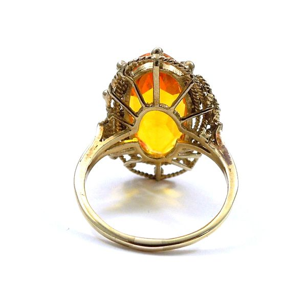 Vintage Citrine Ring Image 3 Joint Venture Jewelry Cary, NC