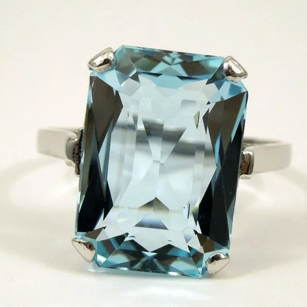 Vintage Aqua Ring Joint Venture Jewelry Cary, NC