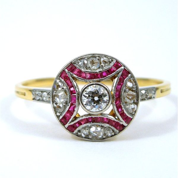 Vintage Diamond and Ruby Ring Joint Venture Jewelry Cary, NC