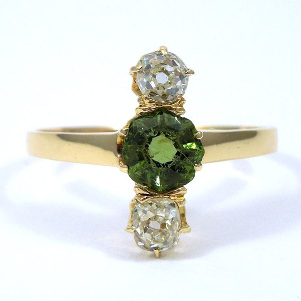 Vintage Peridot and Diamond Ring Joint Venture Jewelry Cary, NC