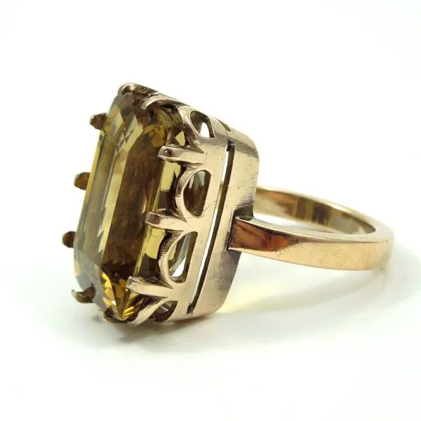 Vintage Citrine Ring Image 2 Joint Venture Jewelry Cary, NC