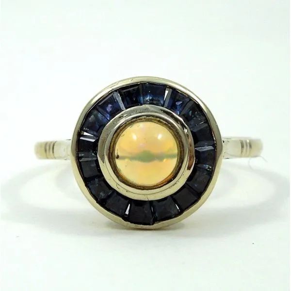 Vintage Sapphire and Opal Ring Joint Venture Jewelry Cary, NC