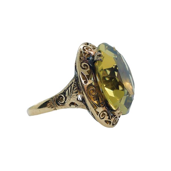 Lemon Quartz Ring Image 2 Joint Venture Jewelry Cary, NC