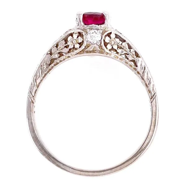 Vintage Red Spinel Ring Image 2 Joint Venture Jewelry Cary, NC