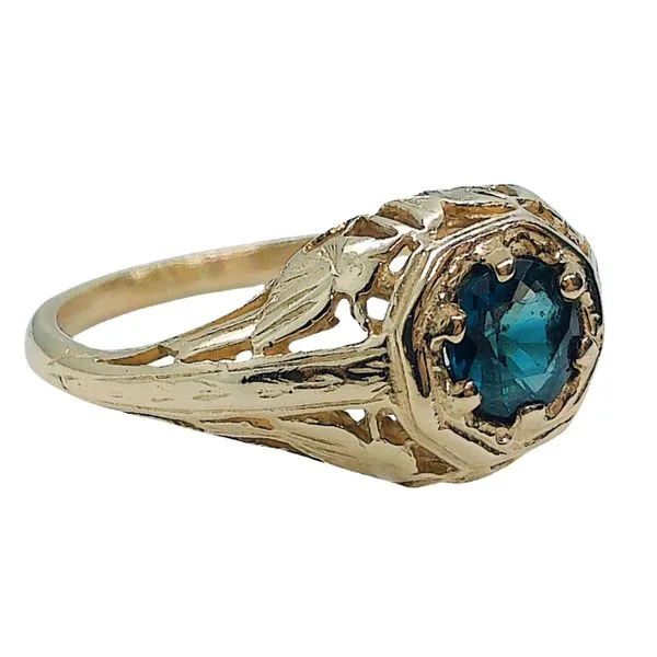 Vintage Sapphire Ring Image 2 Joint Venture Jewelry Cary, NC