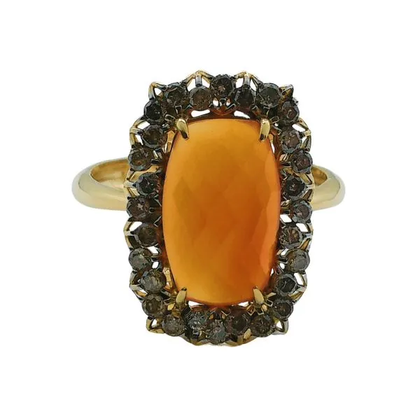 Vintage Orange Quartz Ring Joint Venture Jewelry Cary, NC