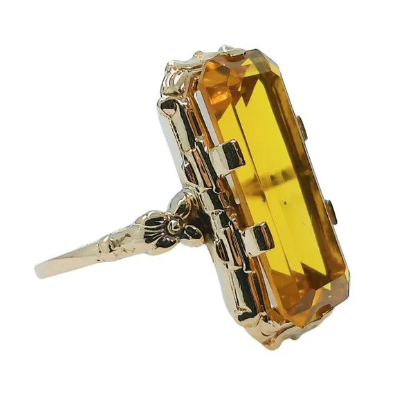 Vintage Citrine Ring Image 2 Joint Venture Jewelry Cary, NC