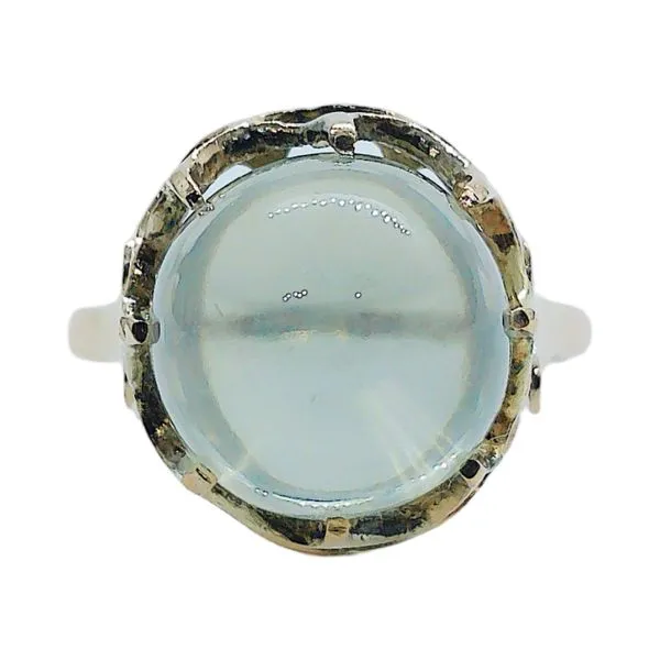 Vintage 14k Yellow Gold Cabochon Moonstone Ring Joint Venture Jewelry Cary, NC