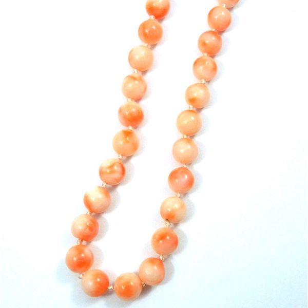 Coral Beaded Necklace Joint Venture Jewelry Cary, NC