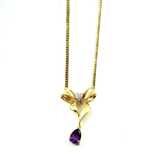 Amethyst Bow Necklace Joint Venture Jewelry Cary, NC