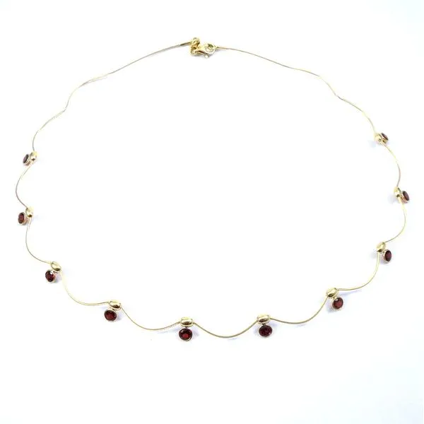 Garnet Necklace Image 2 Joint Venture Jewelry Cary, NC