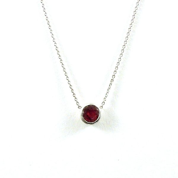 Bezel Set Ruby on Chain Chain Joint Venture Jewelry Cary, NC