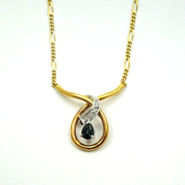 London Blue Topaz Necklace Joint Venture Jewelry Cary, NC