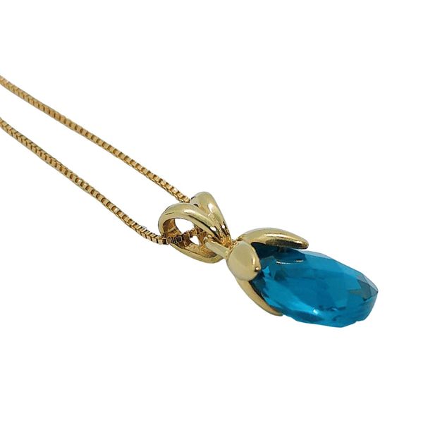 Blue Topaz Necklace Image 2 Joint Venture Jewelry Cary, NC
