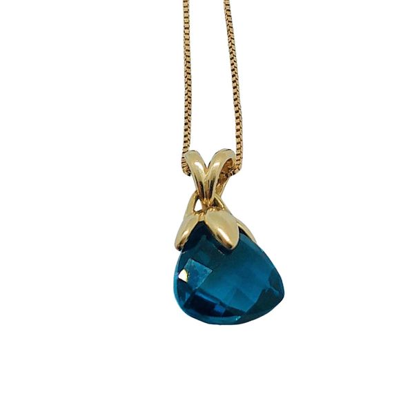 Blue Topaz Necklace Joint Venture Jewelry Cary, NC