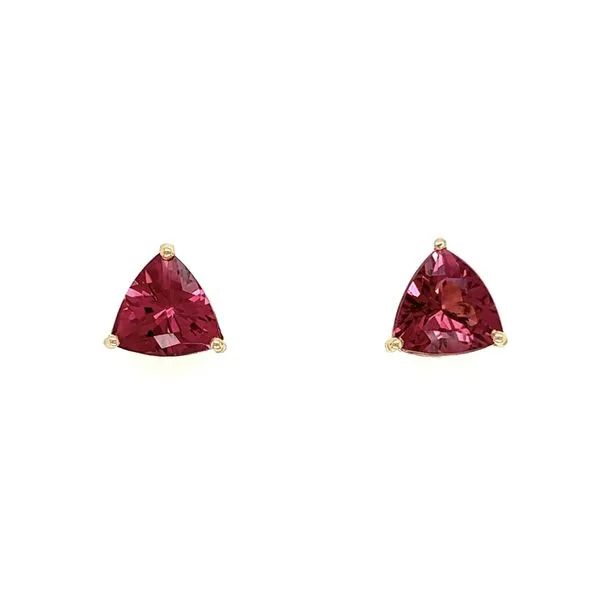 Rubelite Tourmaline Stud Earrings Joint Venture Jewelry Cary, NC