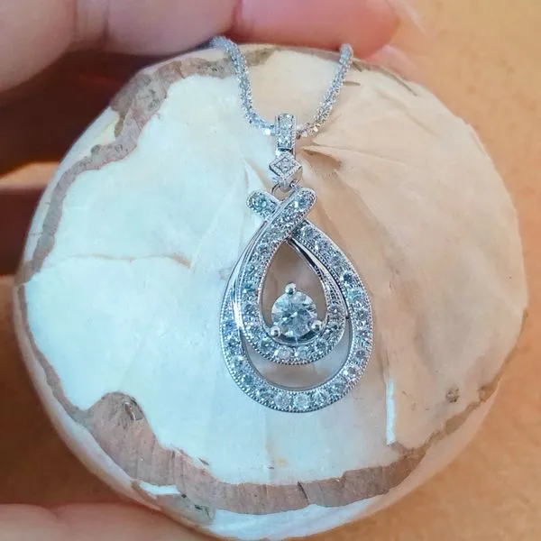 Diamond Necklace Image 3 Joint Venture Jewelry Cary, NC