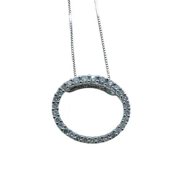 Diamond Circle Necklace Joint Venture Jewelry Cary, NC