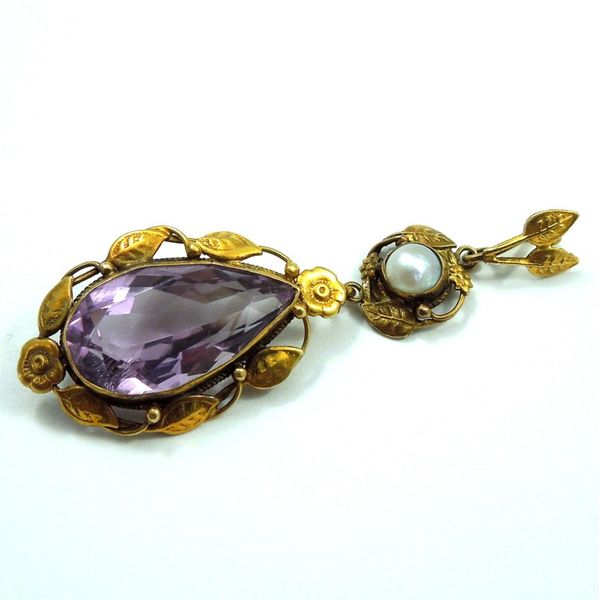 Vintage Amethyst Pendant Joint Venture Jewelry Cary, NC