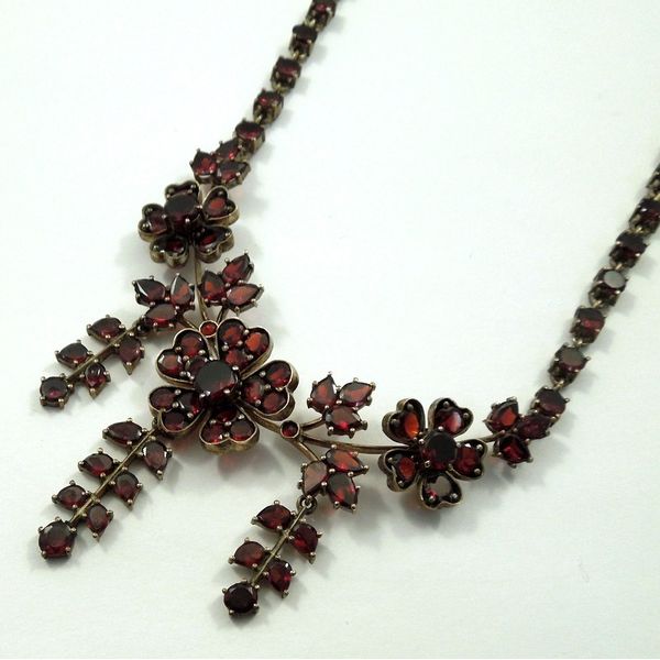 Victorian Garnet Necklace Joint Venture Jewelry Cary, NC