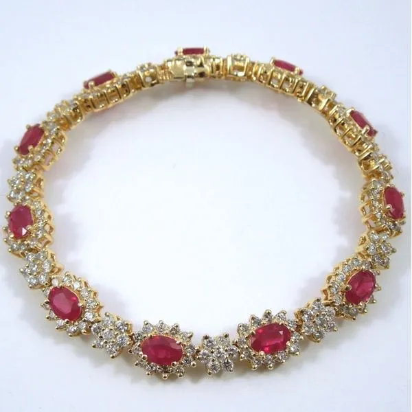 Ruby & Diamond Bracelet Joint Venture Jewelry Cary, NC