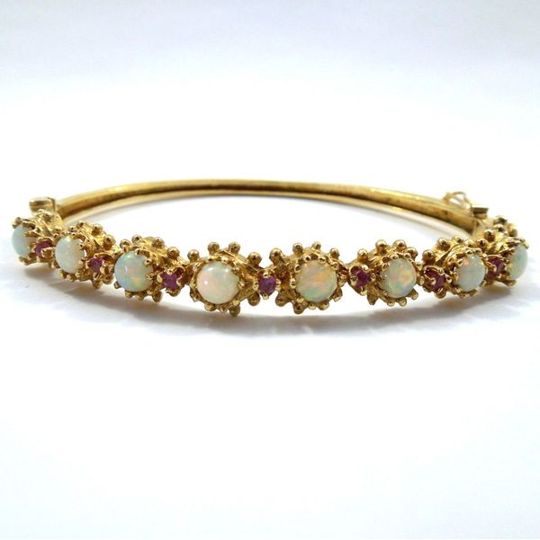 Opal Bangle Bracelet Joint Venture Jewelry Cary, NC