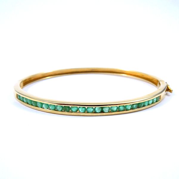 Emerald Bangle Bracelet Joint Venture Jewelry Cary, NC
