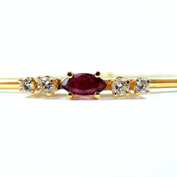 Ruby & Diamond Bracelet Image 2 Joint Venture Jewelry Cary, NC