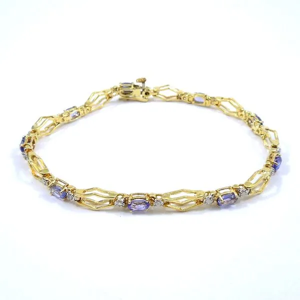 Tanzanite and Diamond Bracelet Joint Venture Jewelry Cary, NC