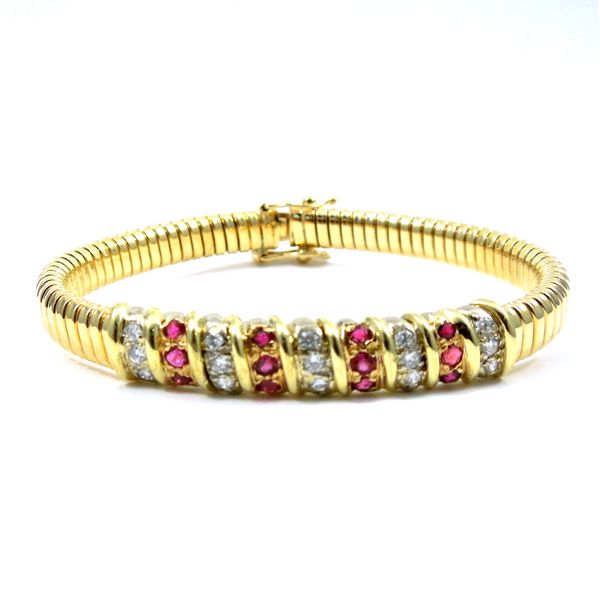Ruby and Diamond Bracelet Joint Venture Jewelry Cary, NC