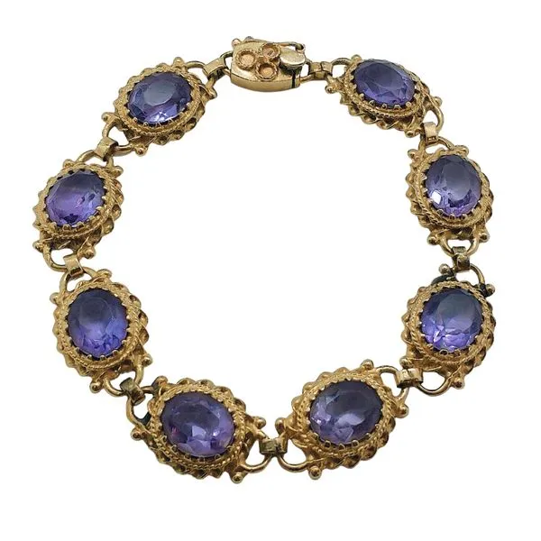 Amethyst Station Bracelet Joint Venture Jewelry Cary, NC