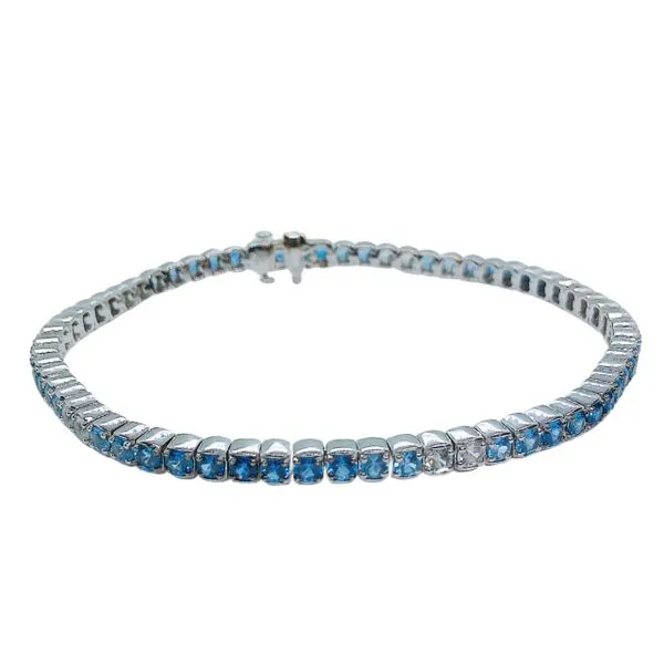 LeVian Denim Ombre Sapphire Bracelet Image 2 Joint Venture Jewelry Cary, NC