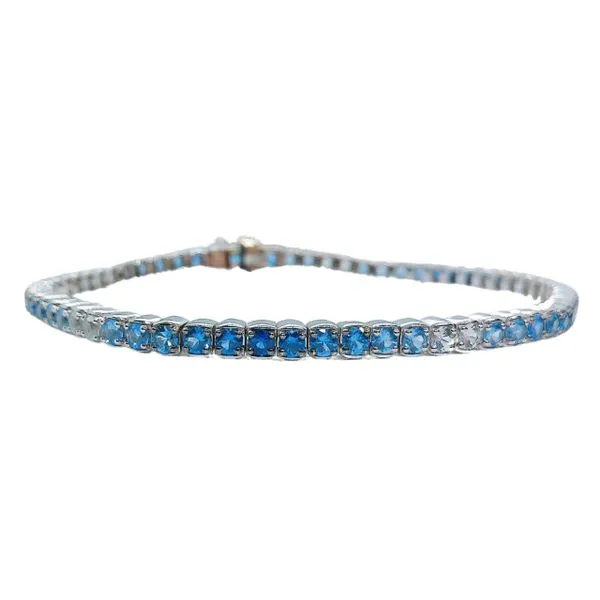LeVian Denim Ombre Sapphire Bracelet Joint Venture Jewelry Cary, NC