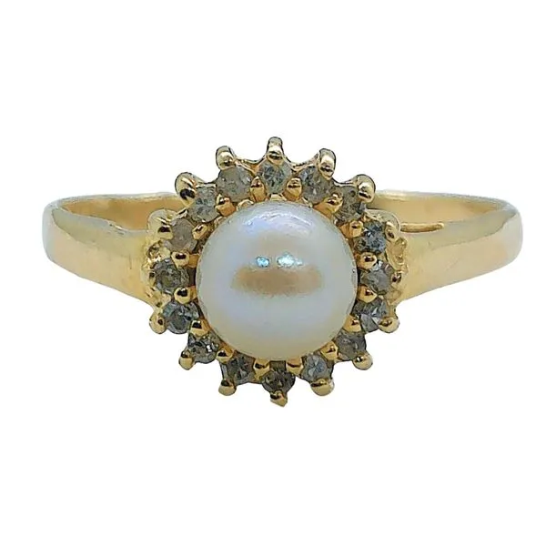 Pearl and Diamond Ring Joint Venture Jewelry Cary, NC