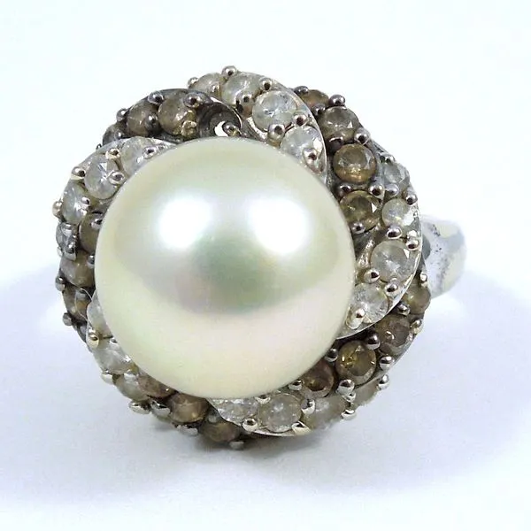 South Sea Pearl & Diamond Ring Joint Venture Jewelry Cary, NC