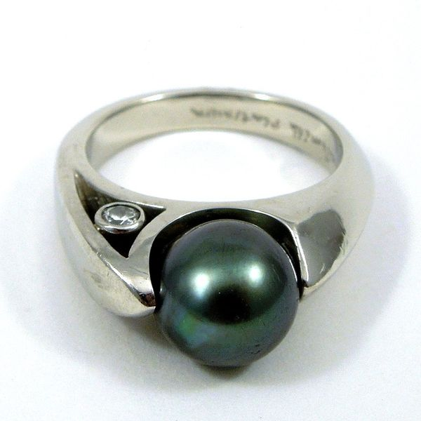 Tahitian Pearl and Diamond Ring Joint Venture Jewelry Cary, NC