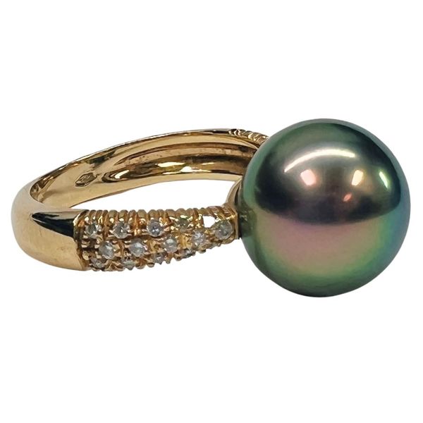 South Sea Black Pearl Ring Image 2 Joint Venture Jewelry Cary, NC