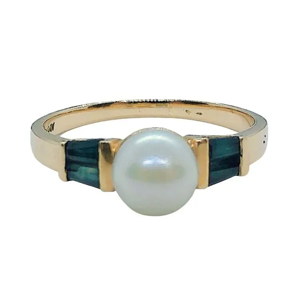 Pearl and Sapphire Ring Joint Venture Jewelry Cary, NC