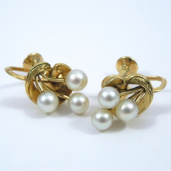 Pearl Cluster Earrings Joint Venture Jewelry Cary, NC