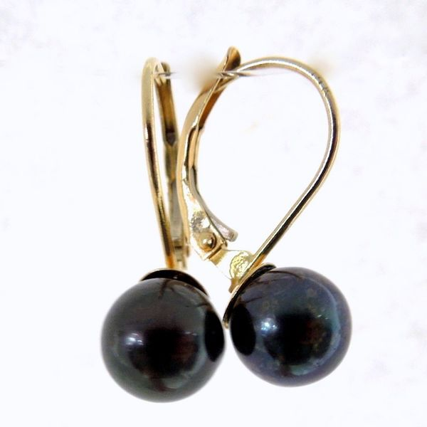 Black Pearl Earrings Joint Venture Jewelry Cary, NC